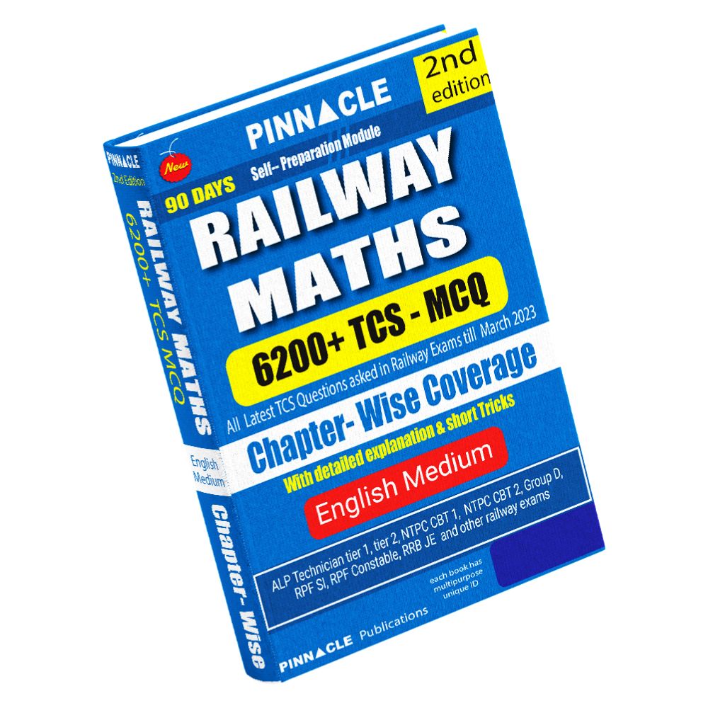 Railway Maths 6200 TCS MCQ Chapter wise English medium 